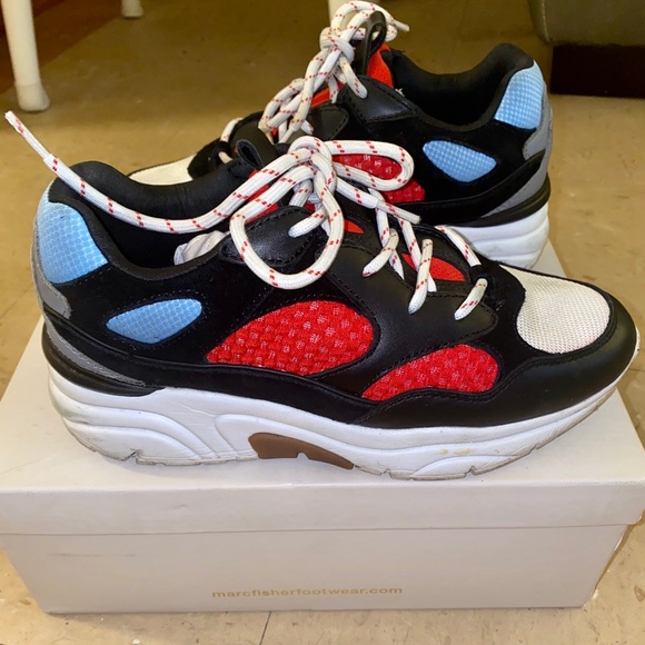 Marc Fisher Muti Color Fabric Sneaker - Picture 1 of 7